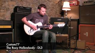 Video thumbnail for Custom77 - The Roxy Hollowbody  - DL3 - Video 4 by Custom77
