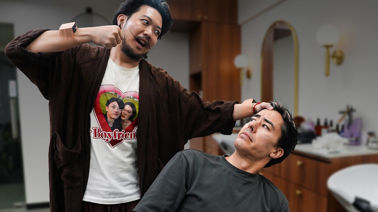 SUPER RELAXING Head Massage by My Singaporean Friend in My Mumbai Shop @NomadBarberindia