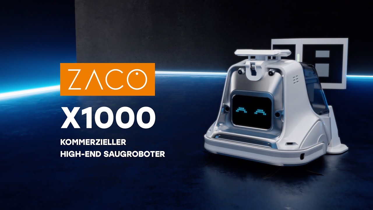 ZACO X1000 Reinigungsroboter – Demo