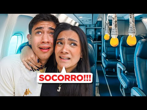 IT WAS SUPPOSED TO BE JUST A PLANE TRIP, BUT HE GOT SICK