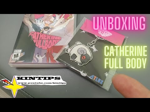 Kintips Unboxing Catherine Full Body Nintendo Switch BONUS Sheep Key Chain Atlus SEGA Studio Zero