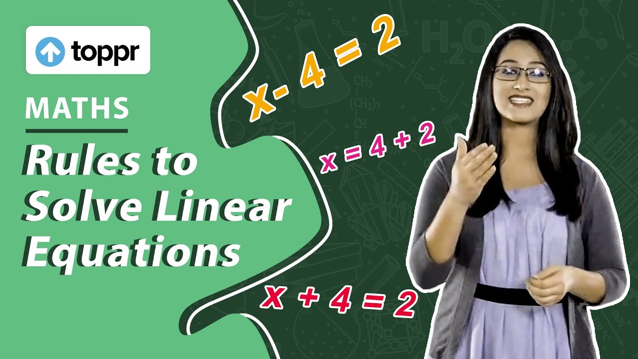 Rules to solve linear equations | Linear equation of one variable | Class 8 Maths (CBSE/NCERT)