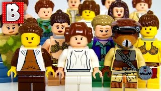 Every Lego Princess Leia Minifigure Ever!!! + Rare Cloud City Leia | Collection Review