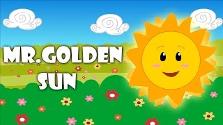 Mr Golden Sun | Nursery Rhyme | BabyMoo