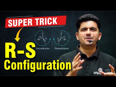 R S configuration Organic Chemistry | optical isomerism trick  | IIT JEE & NEET | Vineet Khatri Sir