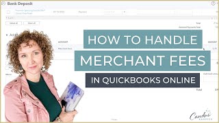 Handling Merchant Fee in QB Online