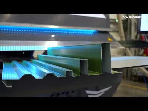 Variobend V2.5 biegt Trapezprofil im Verhältnis 1:3 | bends tapeziodal profile with a ratio of 1:3