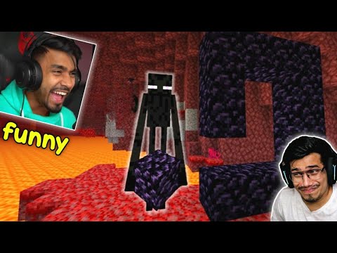Indian gamers FUNNY moments in Minecraft 🔴 techno gamerz, mythpat, live Insaan, fleet, yessmartypie