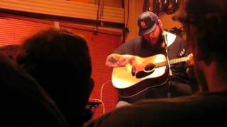 John Moreland at The Blue Door ~ American Flags in Black & White ~ Dec 16 2015