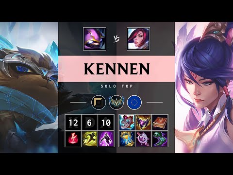 Kennen Top vs Fiora - EUW Challenger Patch 25.18