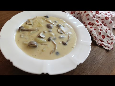 Creamy Mushroom Stew|How to make bechamel (white) sauce easily
