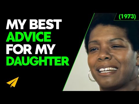 Young Maya Angelou | THIS Would BE My ADVICE For My DAUGHTER | 1973 Interview | #EarlyStarts