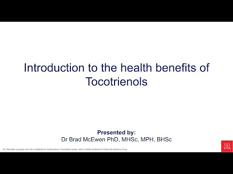 Introduction to the health benefits of Tocotrienols