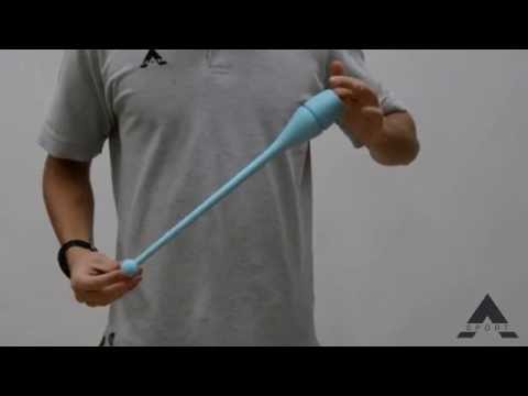 Gymnastikkøller 41 cm Lyseblå