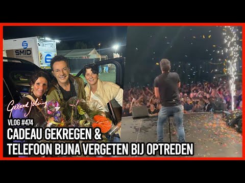 CADEAU GEKREGEN & TELEFOON BIJNA VERGETEN BIJ OPTREDEN - GERARD JOLING - VLOG #474