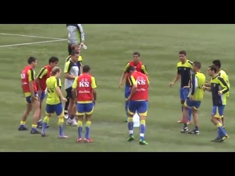 Calentamiento UD Las Palmas Atlético