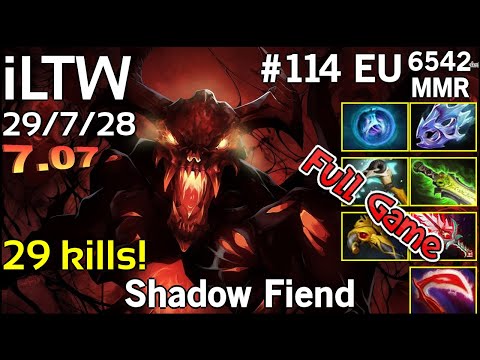 iLTW Shadow Fiend - Dota 2 Full Game