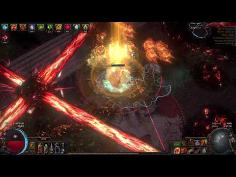 Path of Exile [3.13 Ritual]. Volatile Dead Necromancer. The Awakener 9 Sirus Fight. Deathless