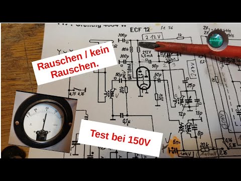 Ukw Fehler finden am Röhrenradio -Ergänzung - Grundig 4004 W UKW