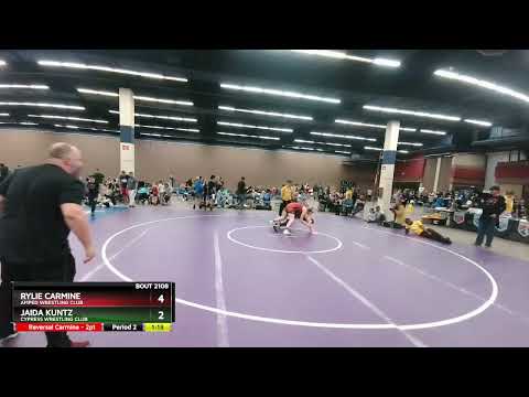 185 Lbs Round 3 - Jaida Kuntz, Cypress Wrestling Club Vs Rylie Carmine, Amped Wrestling Club 5301