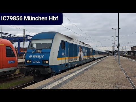 Teil 1 Mitfahrt mit dem ALX von Hof Hbf nach München Hbf