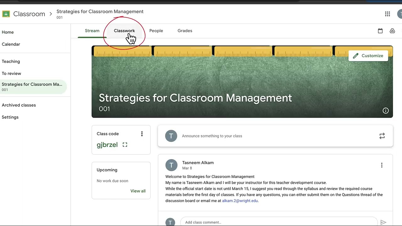 Creating Modules in Google Classrooms