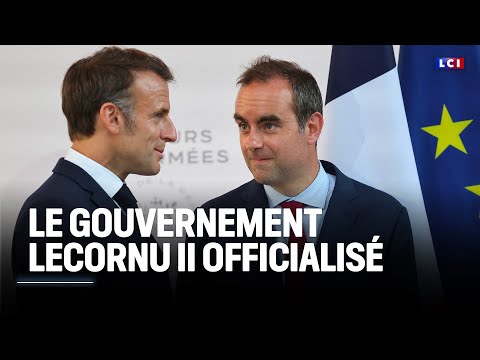 Le gouvernement Lecornu II officialisé : sa composition analysée en direct sur LCI