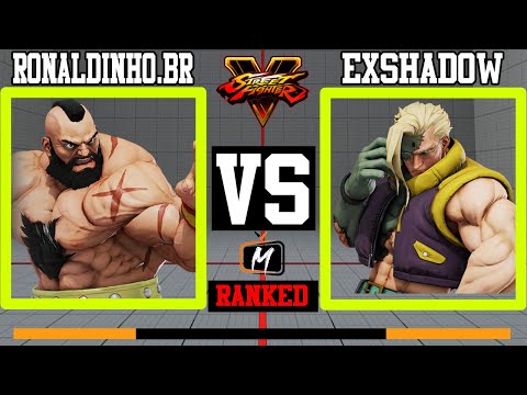 SFV CE 🥋 RonaldinhoBR (zangief) VS (nash) ExShadow
