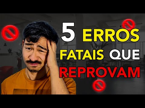 5 maiores erros em entrevista de case (processo seletivo)