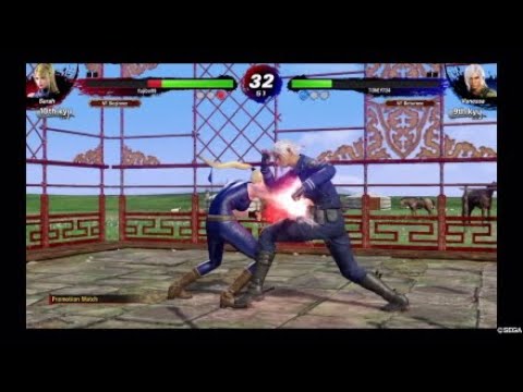 Sarah Bryant Vs Vanessa Lewis [Me-TONEY724] #PS4 Virtua Fighter 5 Ultimate Showdown