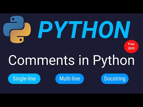 Python Comments Single Line Multi Line Docstring