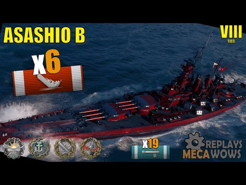 Asashio B 6 Kills & 257k Damage | World of Warships Gameplay