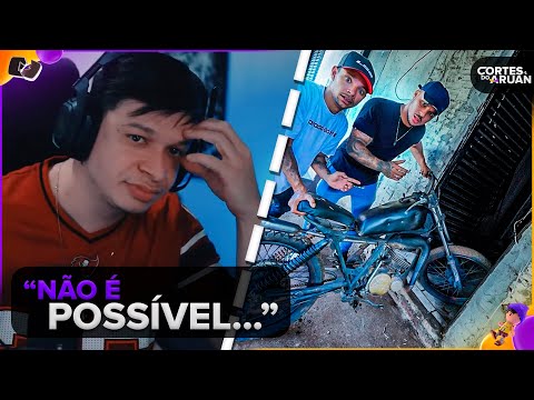 ARUAN REAGE: COLOCAMOS A MOTO DA HERDEIRA DENTRO DA CASA (CAÇADORES DE LENDAS-ELITE)-Cortes do Aruan