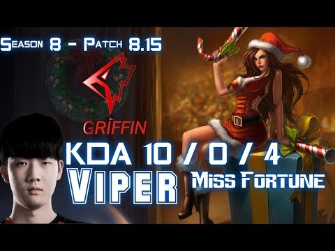 GRF Viper MISS FORTUNE vs KAI'SA ADC - Patch 8.15 KR Ranked