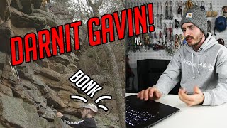 Climbing Fails "Helmets Don't Rock"