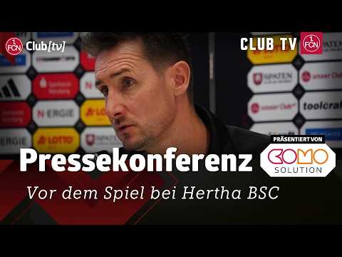 RE-LIVE: Die PK mit Miro Klose vor dem Spiel gegen Hertha BSC