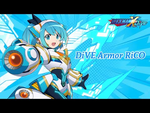 [ROCKMAN X DiVE]  DiVE Armor RiCO 5* Showcase