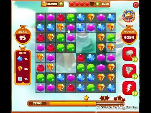 4094 уровень в игре Сокровища Пиратов.