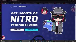 How To Get Free 1 Month Discord Nitro With Opera GX