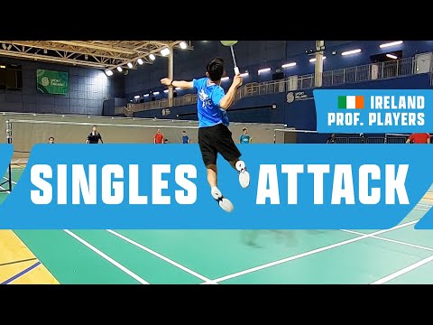Badminton 2 vs 1 - Singles attack 3 exercises