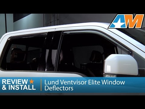 2015-2016 F-150 Lund Ventvisor Elite Window Deflectors (SuperCrew) Review & Install