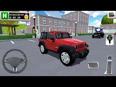 Crash City: Heavy Traffic Drive #3 - Jeep Car Parking Simulator City Driving Android iOS Gameplay