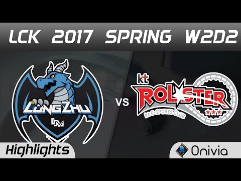 LZ vs KT Highlights Game 1 LCK Spring 2017 W2D2 Longzhu vs KT Rolster