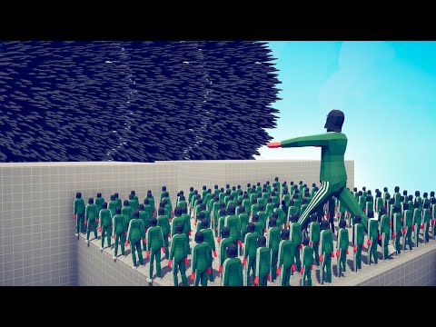 CAN 100x SQUID GAME + GIANT CROSS THE BRIDGE? - TABS | Totally Accurate Battle Simulator 2023