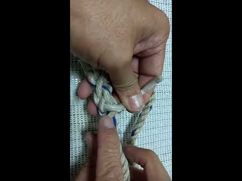 How to Make a Short Splice of a Three Strand Rope