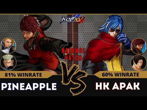 KOF XV🕹️PINEAPPLE (Mature/Vice/Goenitz) vs HK APAK (Vice/Kim/Krohnen)🕹️Replay Match - 12/24