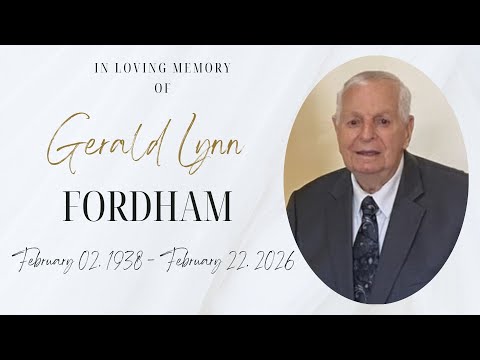Gerald Fordham Funeral Service