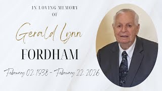 Gerald Fordham Funeral Service