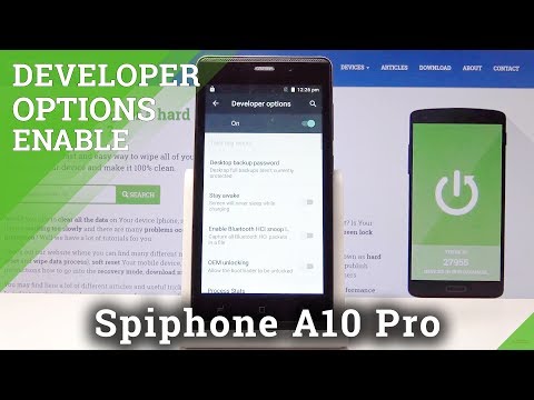How to Allow USB Debugging in Spihone A10 Pro - Enable Developer Options