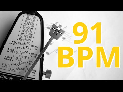 91 BPM METRONOME - Unlock Your Groove (30min)